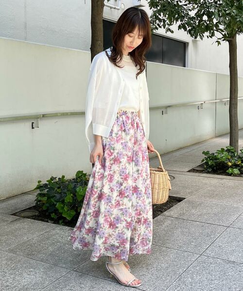 Couture Brooch / クチュールブローチ ニット・セーター | 【上品な透け感・通勤】シアーシャーリングニットトップス | 詳細13