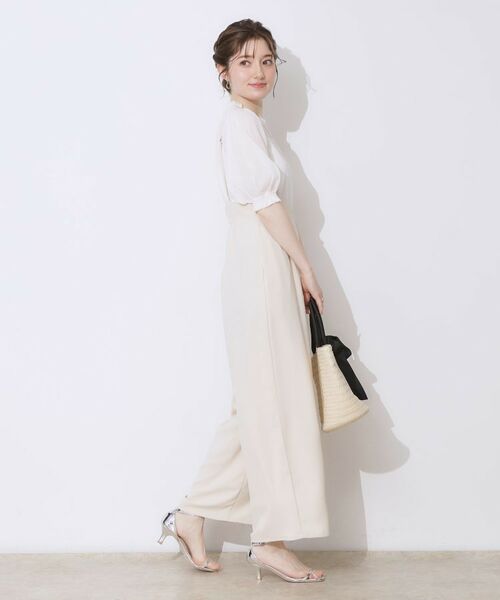 Couture Brooch / クチュールブローチ ニット・セーター | 【上品な透け感・通勤】シアーシャーリングニットトップス | 詳細2