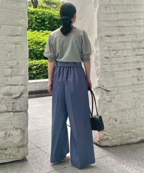 Couture Brooch / クチュールブローチ ニット・セーター | 【上品な透け感・通勤】シアーシャーリングニットトップス | 詳細23