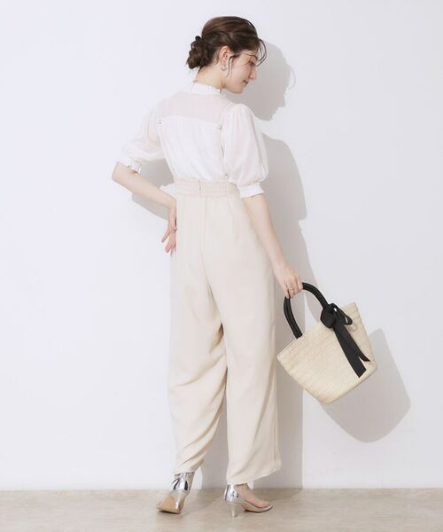 Couture Brooch / クチュールブローチ ニット・セーター | 【上品な透け感・通勤】シアーシャーリングニットトップス | 詳細3