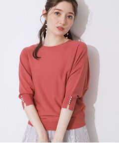 Couture Brooch / クチュールブローチ ニット・セーター | 前後2WAYサマードルマンニット