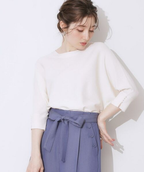 Couture Brooch / クチュールブローチ ニット・セーター | 前後2WAYサマードルマンニット | 詳細6