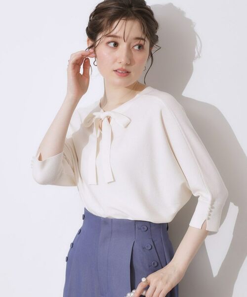 Couture Brooch / クチュールブローチ ニット・セーター | 前後2WAYサマードルマンニット | 詳細8