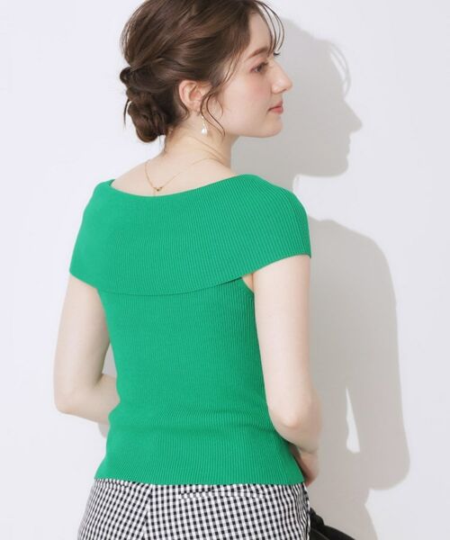 Couture Brooch / クチュールブローチ ニット・セーター | リブオフショルニット | 詳細10