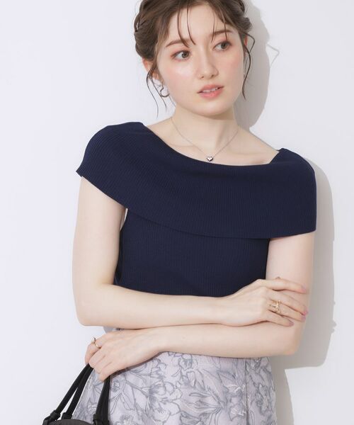 Couture Brooch / クチュールブローチ ニット・セーター | リブオフショルニット | 詳細15