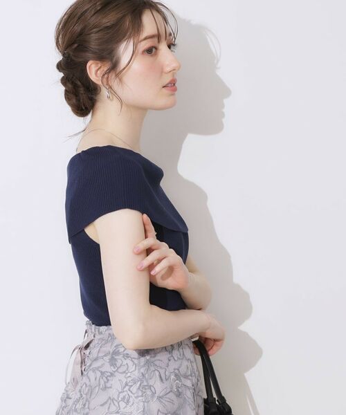 Couture Brooch / クチュールブローチ ニット・セーター | リブオフショルニット | 詳細16