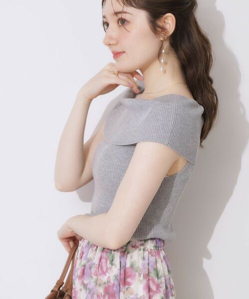 Couture Brooch / クチュールブローチ ニット・セーター | リブオフショルニット | 詳細2