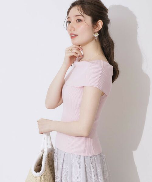 Couture Brooch / クチュールブローチ ニット・セーター | リブオフショルニット | 詳細23