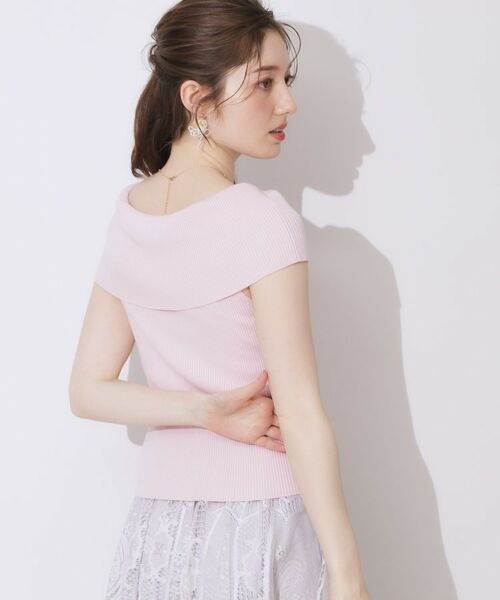 Couture Brooch / クチュールブローチ ニット・セーター | リブオフショルニット | 詳細24