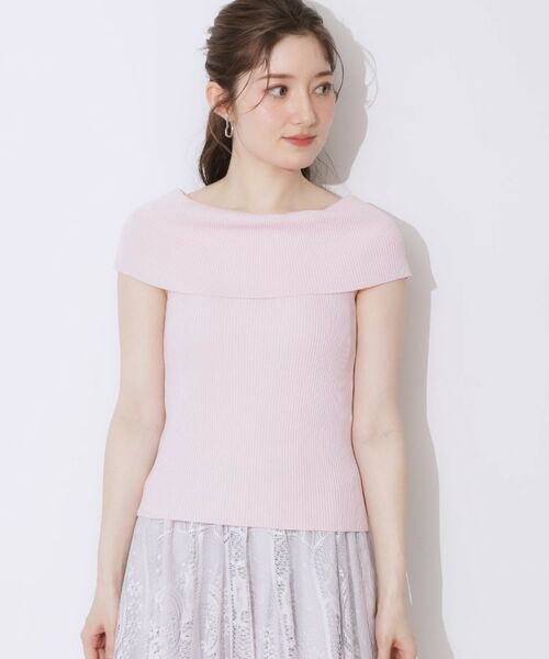 Couture Brooch / クチュールブローチ ニット・セーター | リブオフショルニット | 詳細29