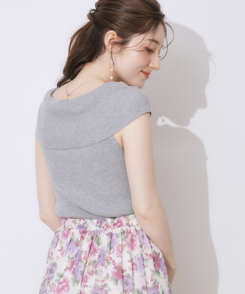 Couture Brooch / クチュールブローチ ニット・セーター | リブオフショルニット | 詳細3