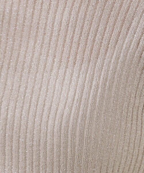 Couture Brooch / クチュールブローチ ニット・セーター | ラメリブ5分袖ニット | 詳細21