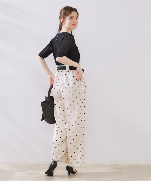 Couture Brooch / クチュールブローチ ニット・セーター | ラメリブ5分袖ニット | 詳細27