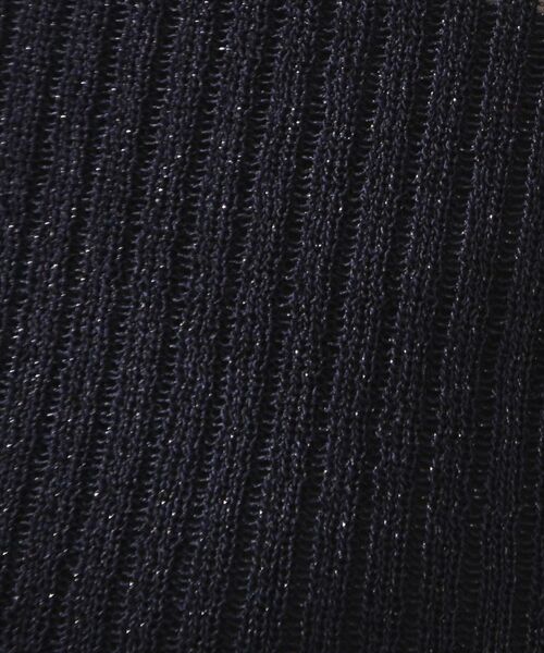 Couture Brooch / クチュールブローチ ニット・セーター | ラメリブ5分袖ニット | 詳細28
