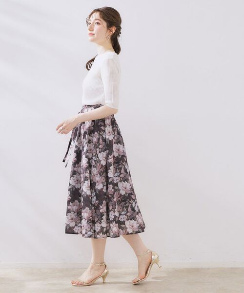 Couture Brooch / クチュールブローチ ニット・セーター | ラメリブ5分袖ニット | 詳細5