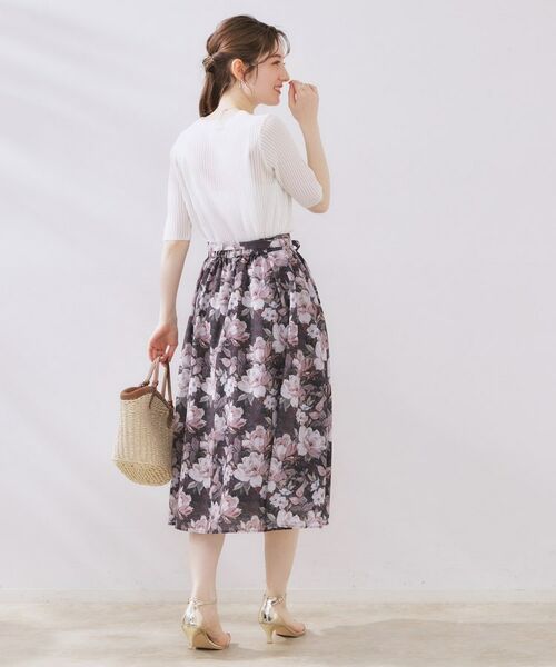 Couture Brooch / クチュールブローチ ニット・セーター | ラメリブ5分袖ニット | 詳細6