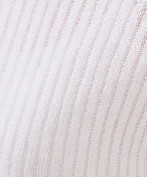 Couture Brooch / クチュールブローチ ニット・セーター | ラメリブ5分袖ニット | 詳細7