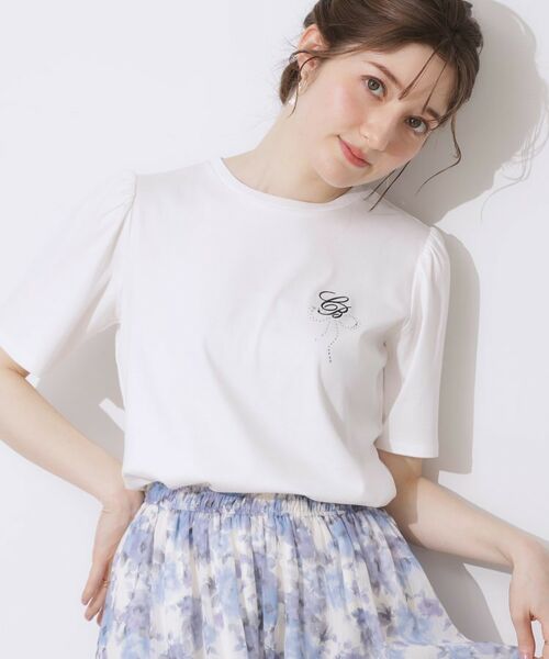キャッチワッシャークロップドTシャツ-ウォッシャブル- ジャケット／ウォッシャブル／COOL MAX／TWストレッチ