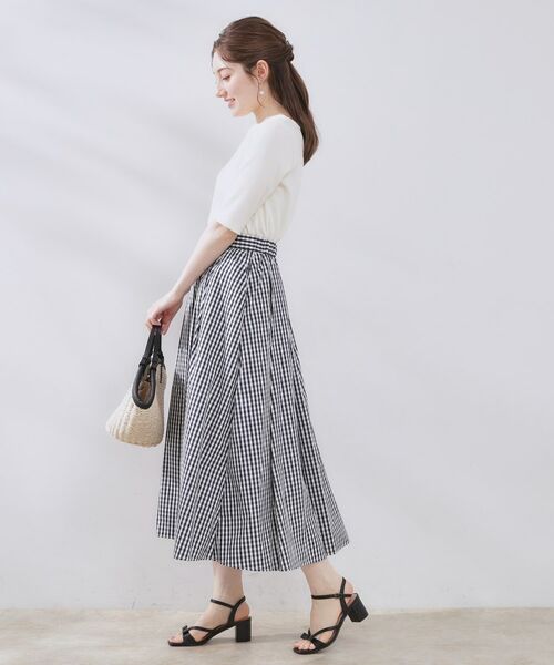 Couture Brooch / クチュールブローチ カットソー | 【マシンウォッシャブル・アンチピリング・二の腕カバー】ハートネックテレコ5分袖プルオーバー | 詳細2