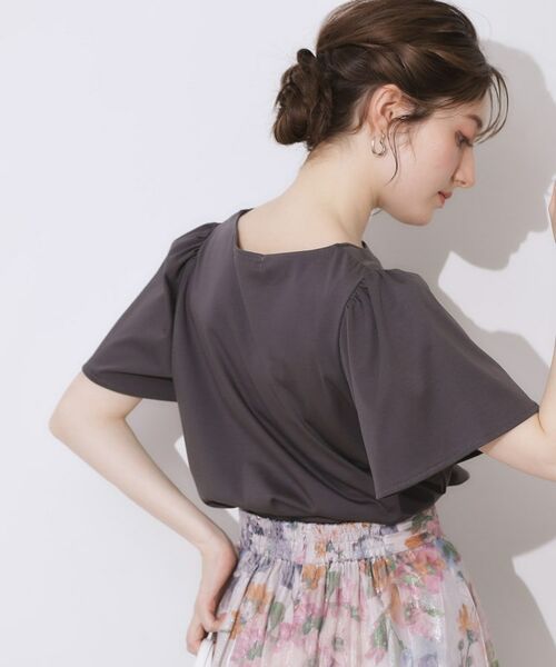 Couture Brooch / クチュールブローチ Tシャツ | 【接触冷感・UVカット】トゥシューズプリントTシャツ | 詳細16