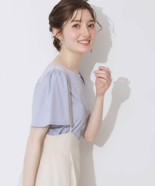 Couture Brooch / クチュールブローチ Tシャツ | 【接触冷感・UVカット】トゥシューズプリントTシャツ | 詳細25