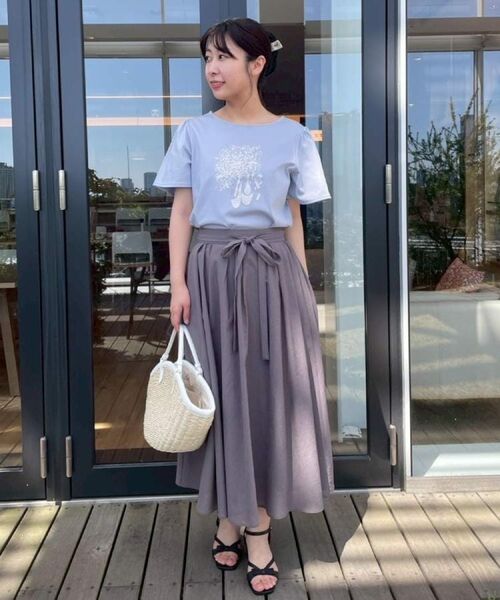 Couture Brooch / クチュールブローチ Tシャツ | 【接触冷感・UVカット】トゥシューズプリントTシャツ | 詳細27