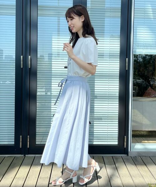 Couture Brooch / クチュールブローチ Tシャツ | 【接触冷感・UVカット】トゥシューズプリントTシャツ | 詳細8