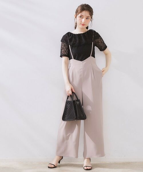 Couture Brooch / クチュールブローチ カットソー | レースフレアオフショルTOPS | 詳細11