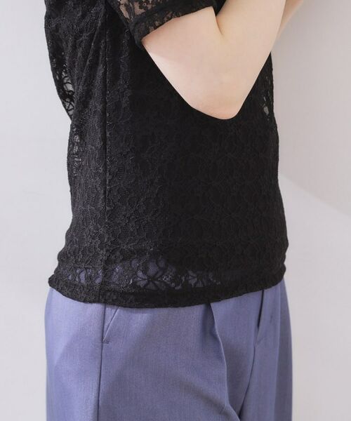 Couture Brooch / クチュールブローチ カットソー | レースフレアオフショルTOPS | 詳細20