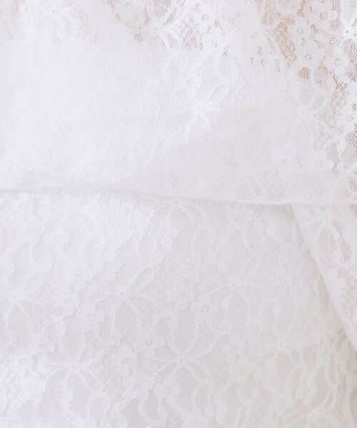 Couture Brooch / クチュールブローチ カットソー | レースフレアオフショルTOPS | 詳細7