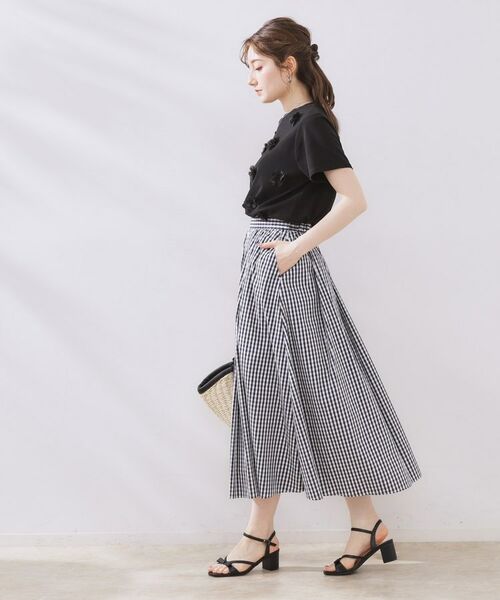 Couture Brooch / クチュールブローチ カットソー | フラワーデザイン半袖TOPS | 詳細12