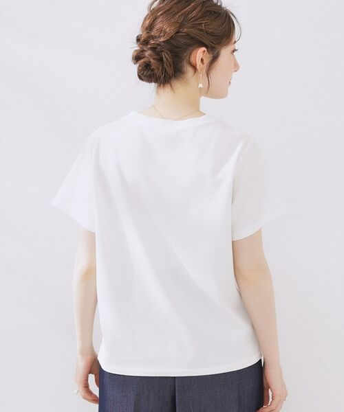 Couture Brooch / クチュールブローチ カットソー | フラワーデザイン半袖TOPS | 詳細17