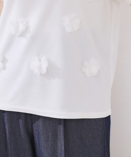 Couture Brooch / クチュールブローチ カットソー | フラワーデザイン半袖TOPS | 詳細20