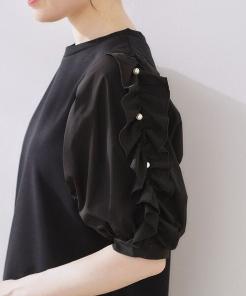 Couture Brooch / クチュールブローチ カットソー | 袖異素材デザインカットソー | 詳細18