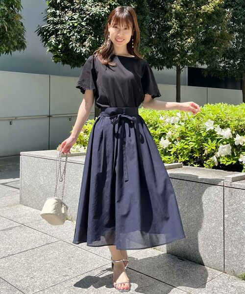 Couture Brooch / クチュールブローチ カットソー | 【接触冷感・UVカット】袖エンブロサイロコンパクトトップス | 詳細17