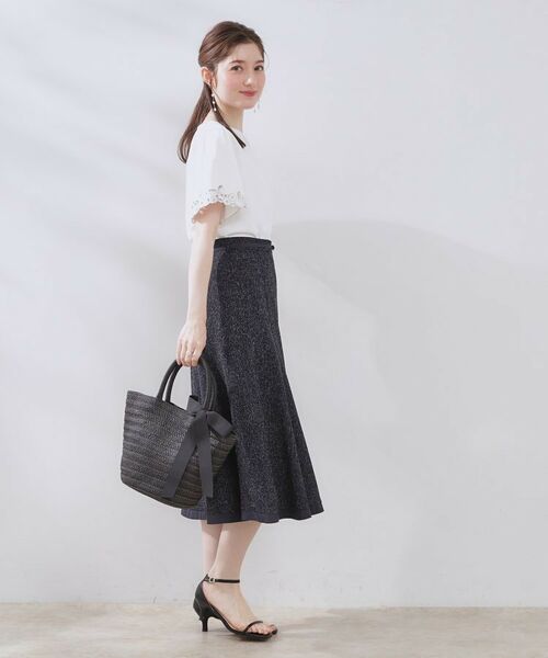 Couture Brooch / クチュールブローチ カットソー | 【接触冷感・UVカット】袖エンブロサイロコンパクトトップス | 詳細2