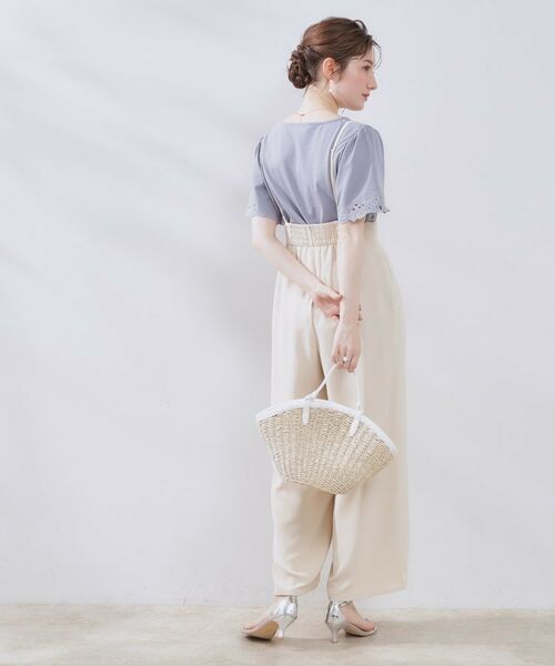 Couture Brooch / クチュールブローチ カットソー | 【接触冷感・UVカット】袖エンブロサイロコンパクトトップス | 詳細23