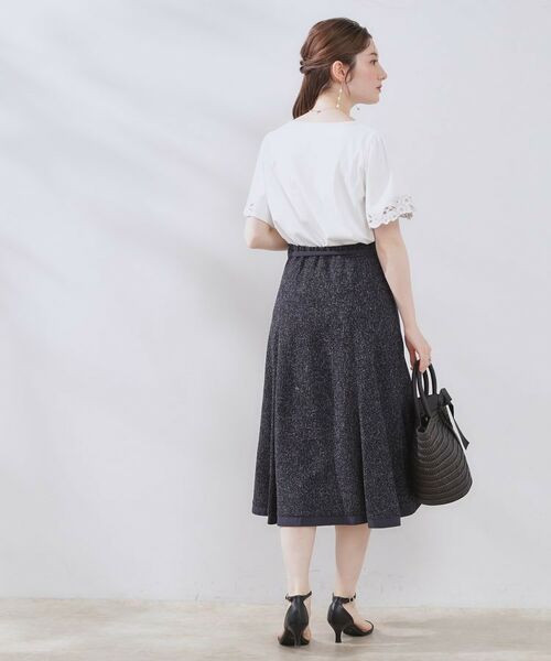 Couture Brooch / クチュールブローチ カットソー | 【接触冷感・UVカット】袖エンブロサイロコンパクトトップス | 詳細3