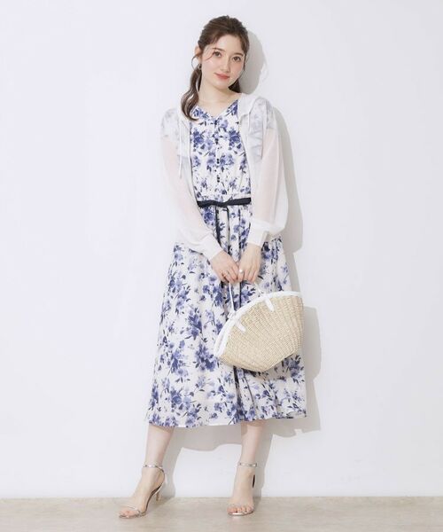 Couture Brooch / クチュールブローチ パーカー | 【上品な透け感・大人カジュアル】シアージップアップフーディー | 詳細1