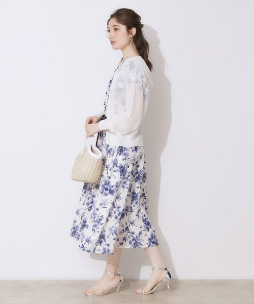 Couture Brooch / クチュールブローチ パーカー | 【上品な透け感・大人カジュアル】シアージップアップフーディー | 詳細2