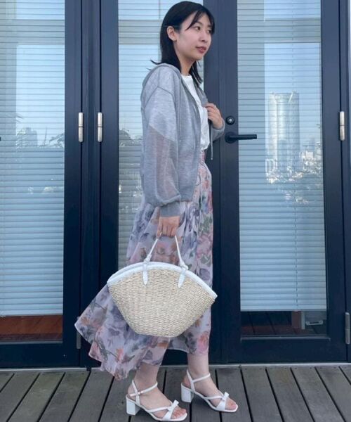 Couture Brooch / クチュールブローチ パーカー | 【上品な透け感・大人カジュアル】シアージップアップフーディー | 詳細21