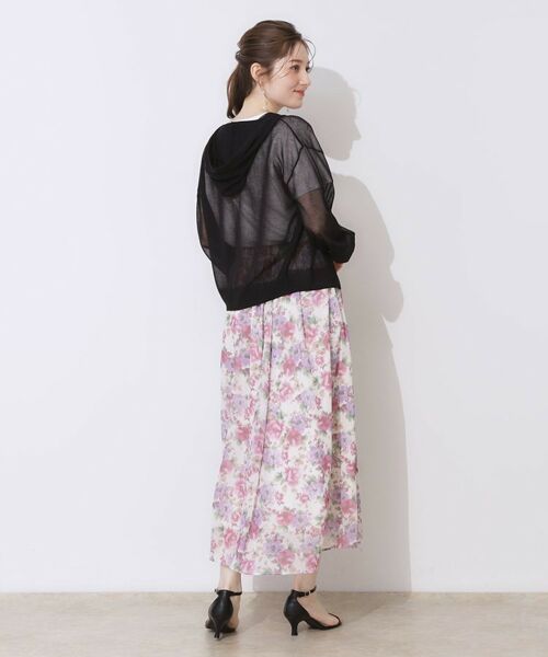 Couture Brooch / クチュールブローチ パーカー | 【上品な透け感・大人カジュアル】シアージップアップフーディー | 詳細26