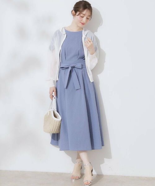 Couture Brooch / クチュールブローチ パーカー | 【上品な透け感・大人カジュアル】シアージップアップフーディー | 詳細7