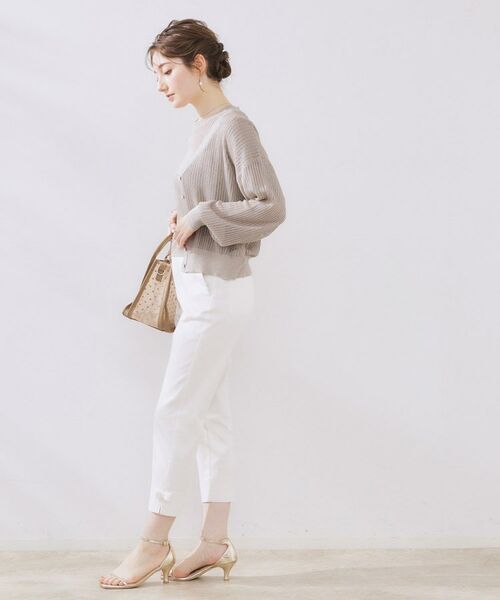 Couture Brooch / クチュールブローチ カーディガン・ボレロ | ラメリブVネックカーディガン | 詳細19