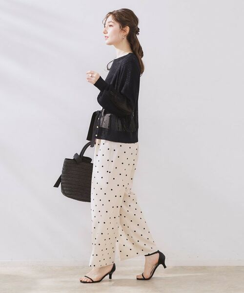 Couture Brooch / クチュールブローチ カーディガン・ボレロ | ラメリブVネックカーディガン | 詳細26