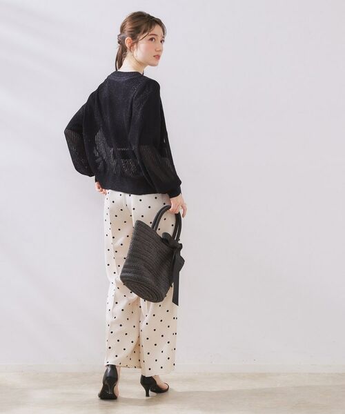 Couture Brooch / クチュールブローチ カーディガン・ボレロ | ラメリブVネックカーディガン | 詳細27