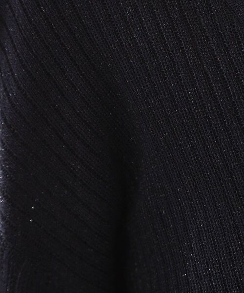 Couture Brooch / クチュールブローチ カーディガン・ボレロ | ラメリブVネックカーディガン | 詳細28