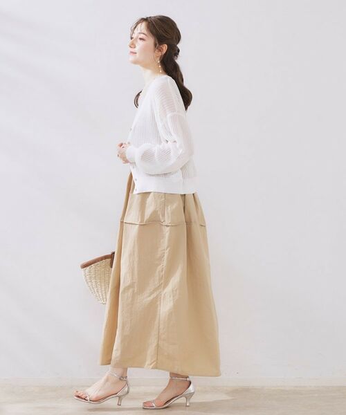 Couture Brooch / クチュールブローチ カーディガン・ボレロ | ラメリブVネックカーディガン | 詳細5