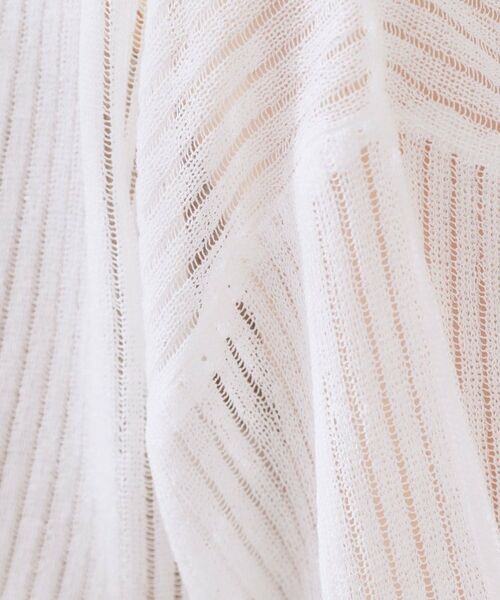 Couture Brooch / クチュールブローチ カーディガン・ボレロ | ラメリブVネックカーディガン | 詳細7