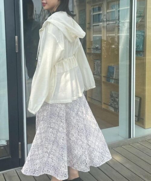 Couture Brooch / クチュールブローチ ロング・マキシ丈ワンピース | 【一枚で着映え・華やか】チェックプリント コードレースワンピース | 詳細13